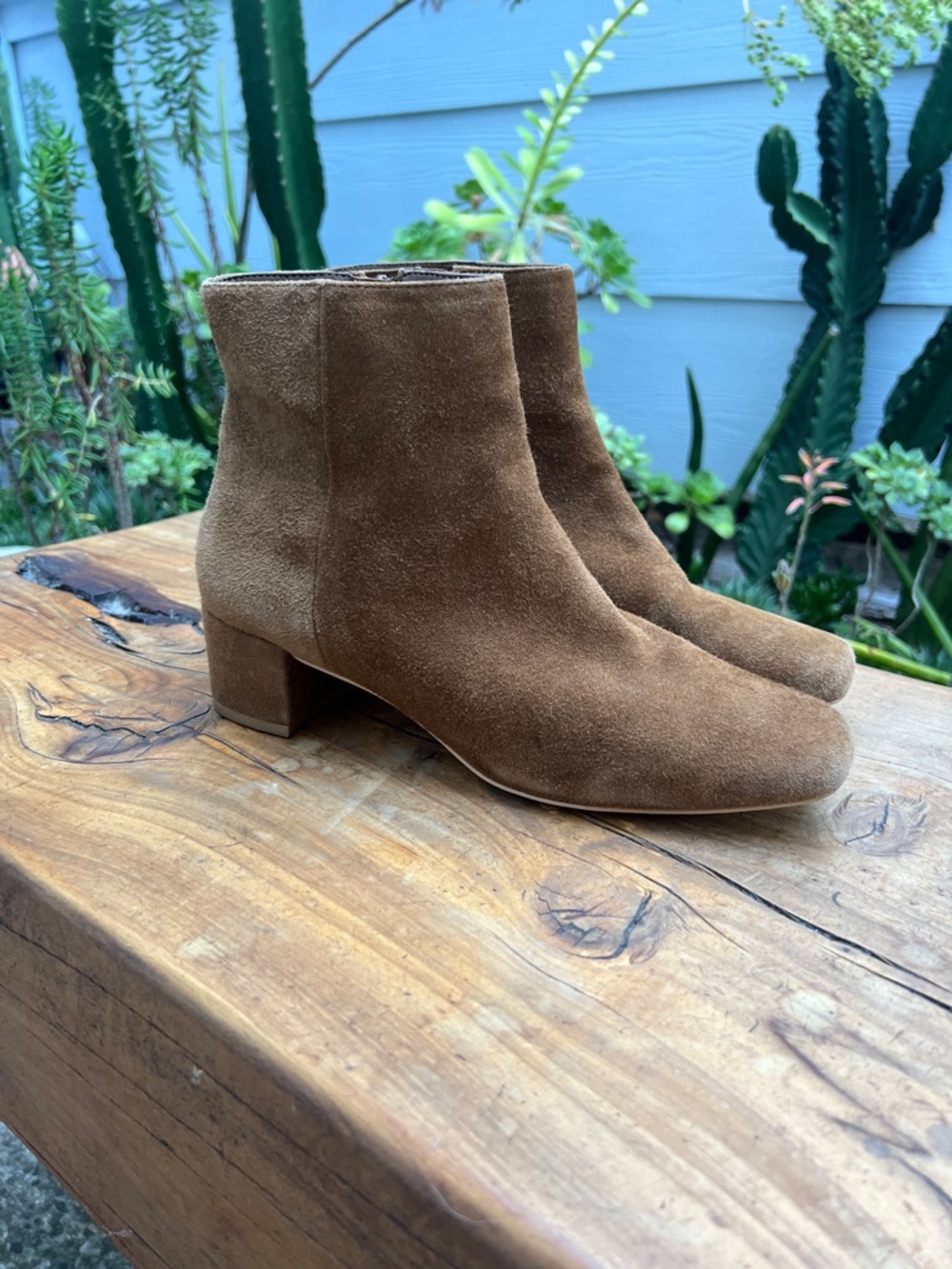 Urban Outfitters Brown Suede Ankle Booties